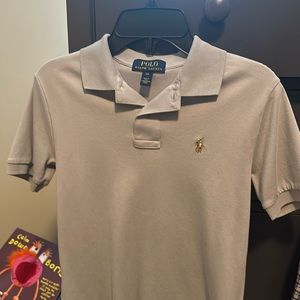 Boys size 8 polo Ralph lauren shirts. I button down 1 knit 1 performance knit